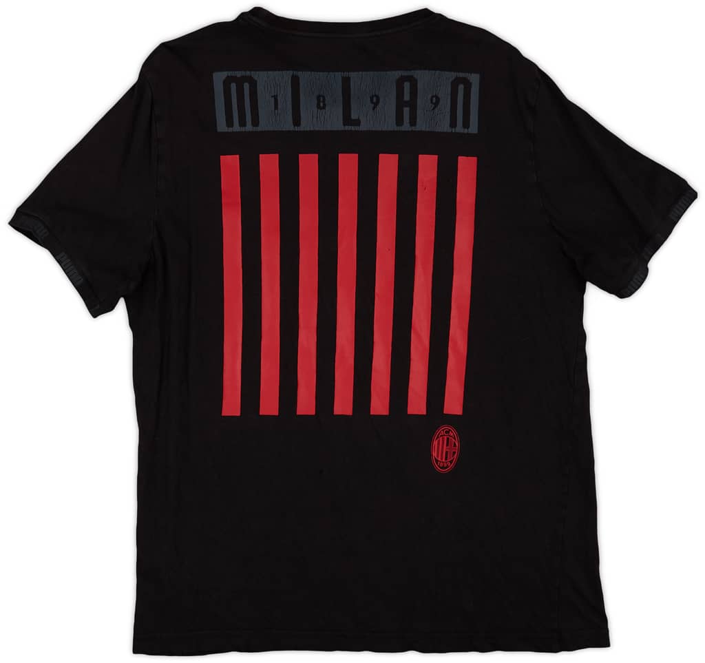 2019-20 AC Milan Puma Cotton Tee - 5/10 - (L)