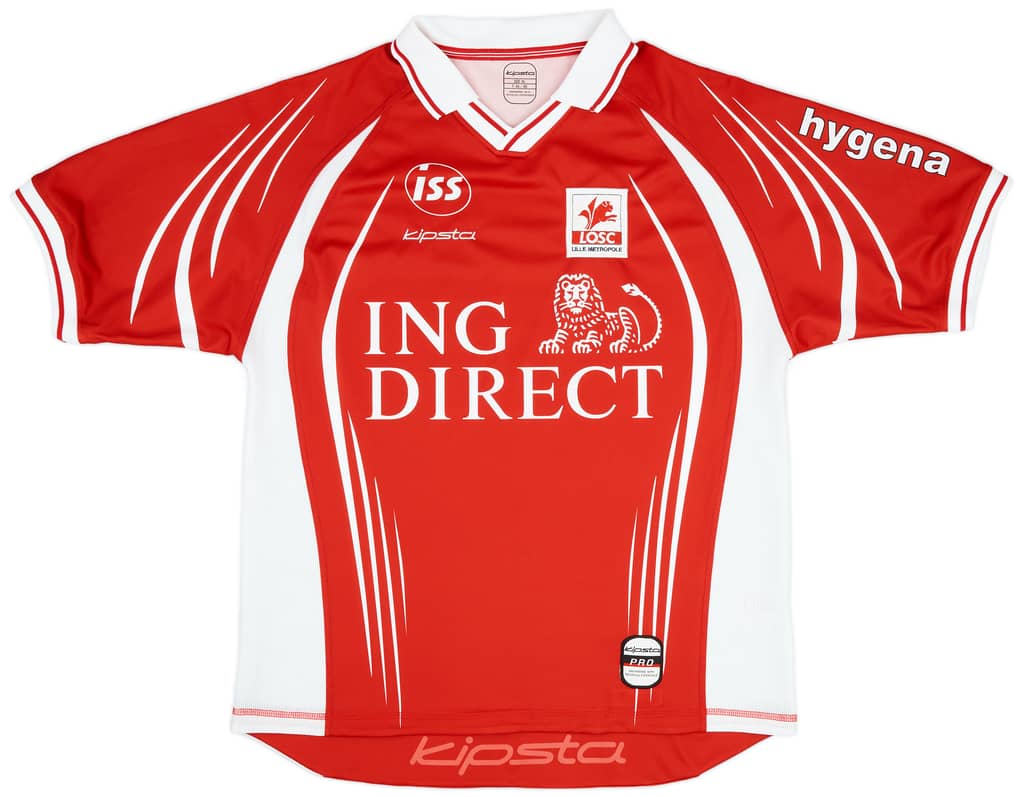 2001-02 Lille Home Shirt - 9/10 - (XL)