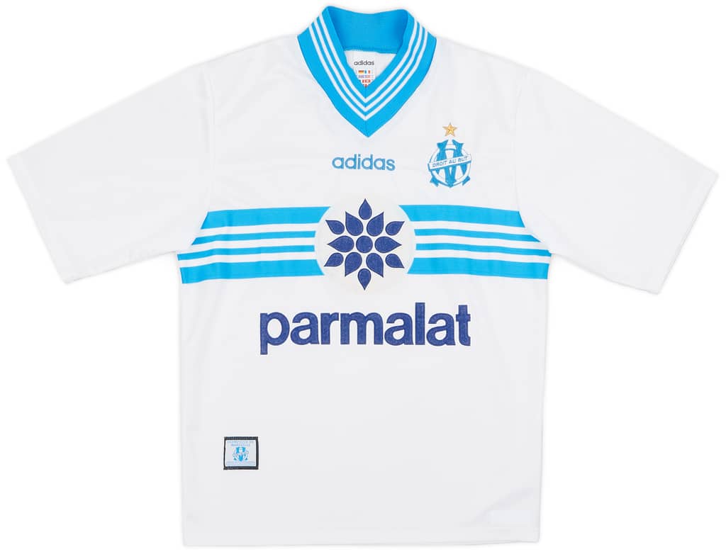 1996-97 Olympique Marseille Home Shirt - 9/10 - (S)