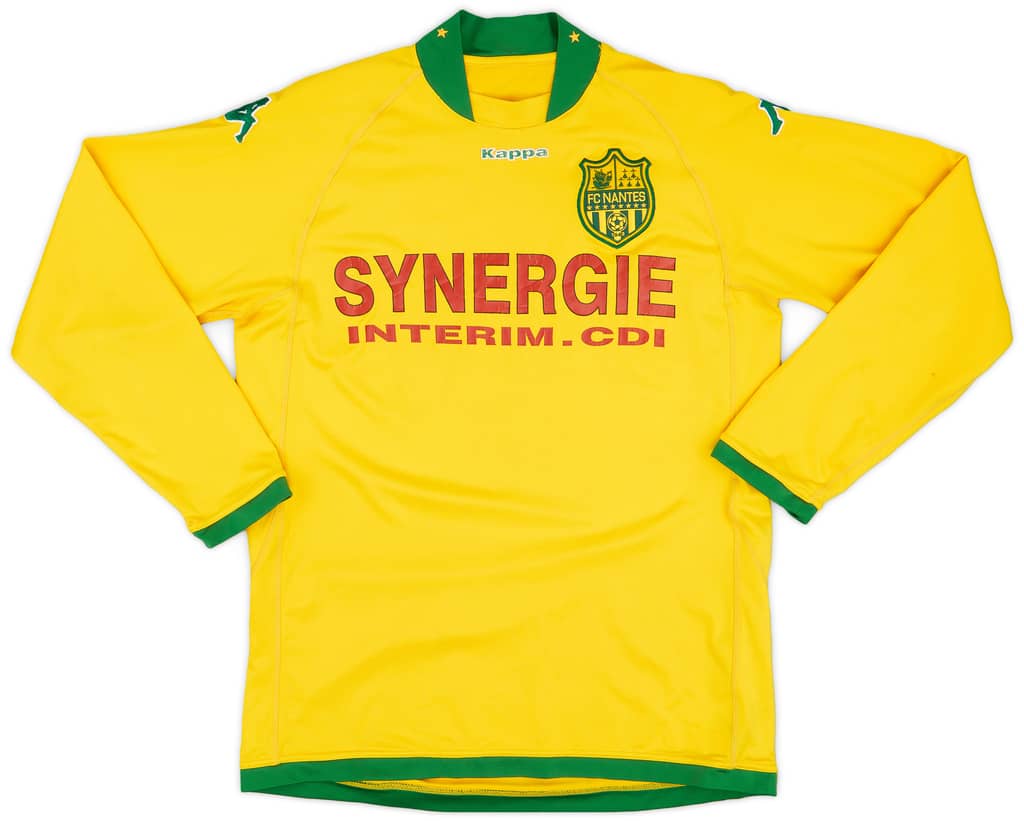 2008-09 Nantes Home L/S Shirt - 7/10 - (M)