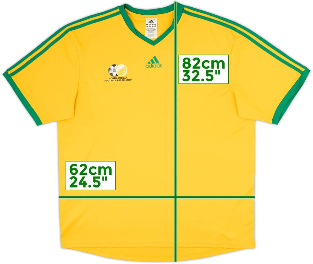 2006-09 South Africa Basic Home Shirt - 9/10 - (XL)