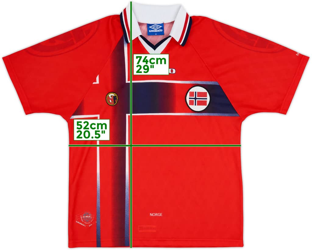 1997-98 Norway Home Shirt - 8/10 - (M)