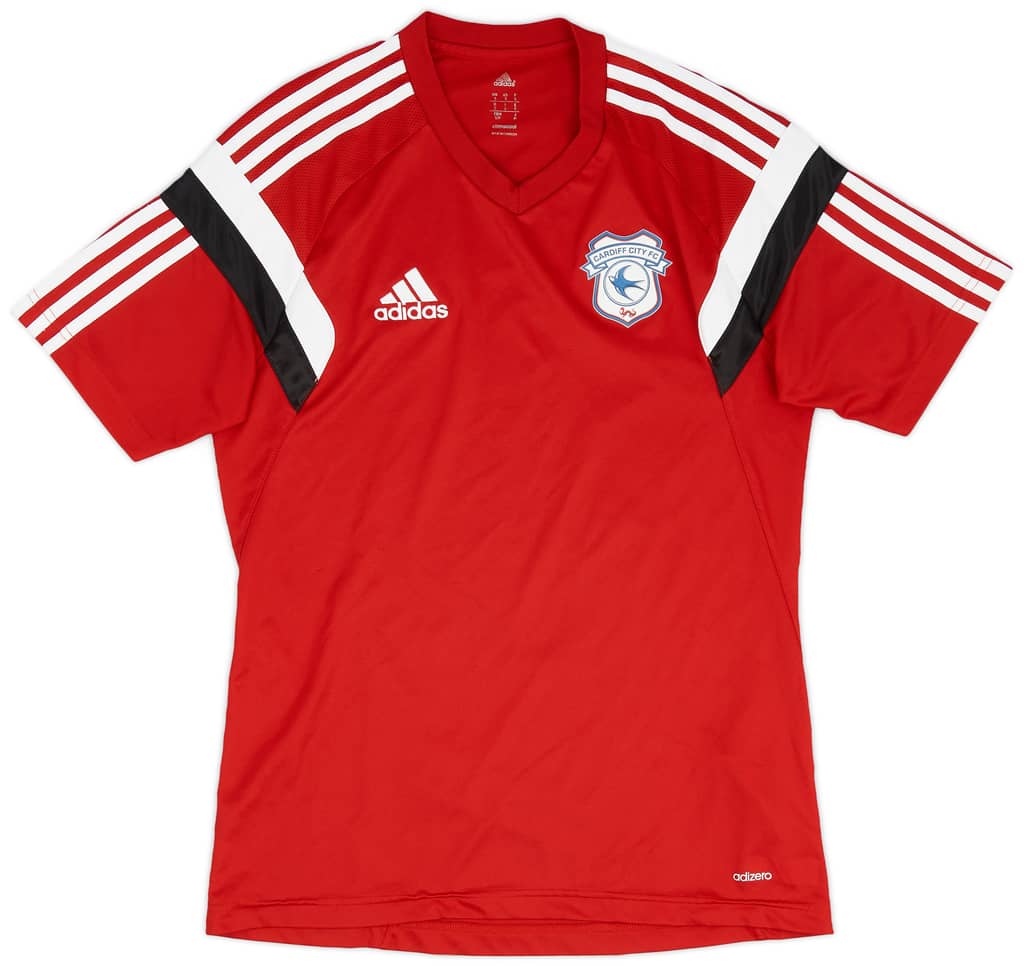 2015-16 Cardiff adidas Training Shirt - 8/10 - (S)