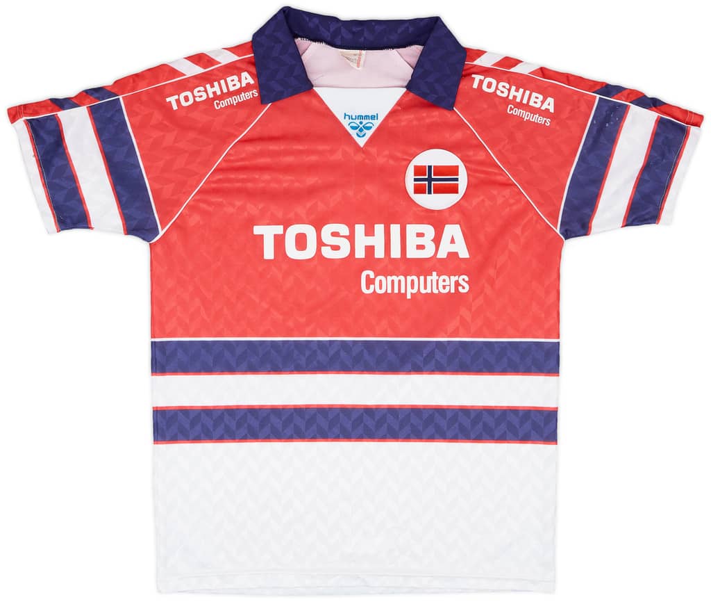 1989-90 Norway Player Issue Home/Training Shirt #2