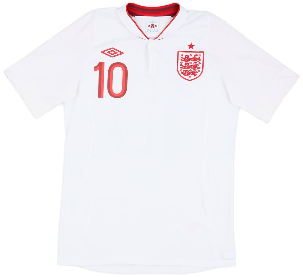 2012-13 England Home Shirt Rooney #10