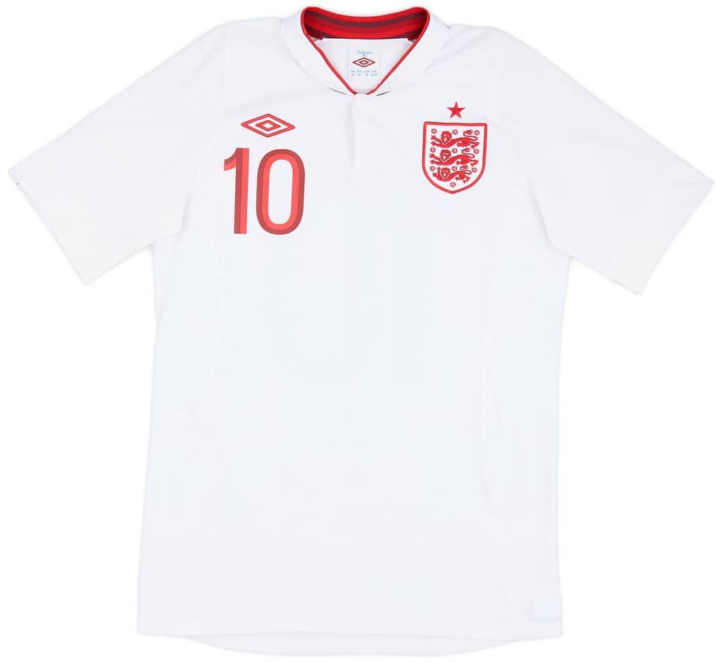 2012-13 England Home Shirt Rooney #10 - 6/10 - (S)