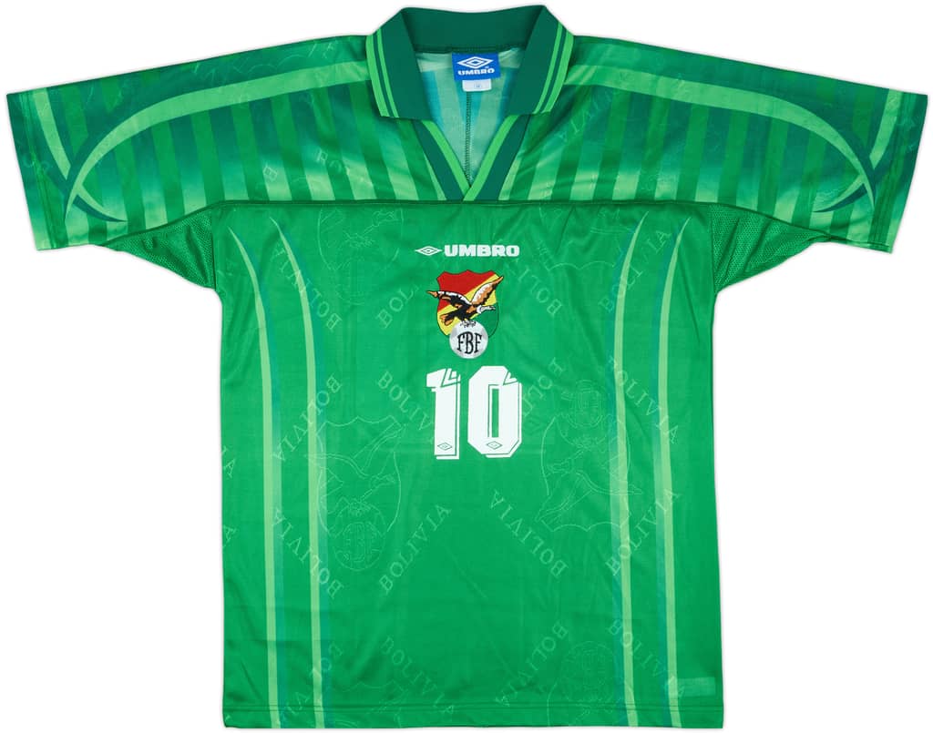 1999 Bolivia Home Shirt #10 (Etcheverry) - 8/10 - (M)