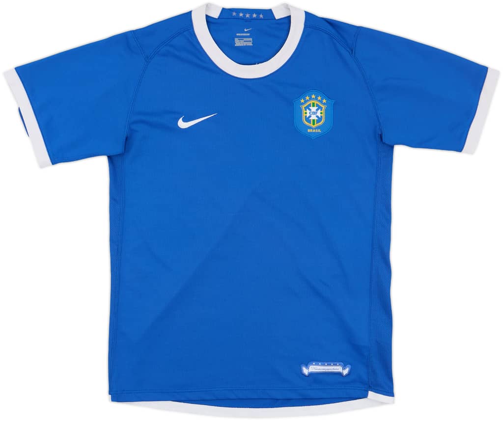 2006-07 Brazil Away Shirt - 7/10 - (XL.Boys)