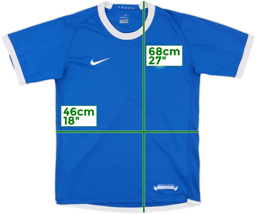 2006-07 Brazil Away Shirt - 7/10 - (XL.Boys)