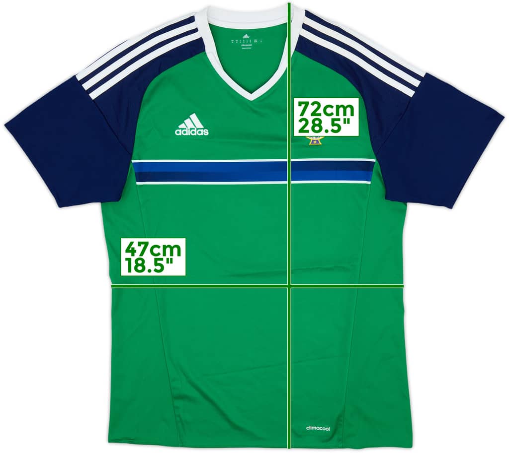 2016-17 Northern Ireland Home Shirt - 10/10 - (M)