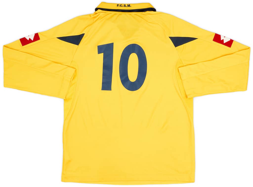 2010-11 Sochaux Home L/S Shirt #10 - 8/10 - (XL)