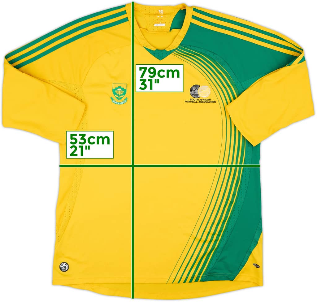 2007-09 South Africa Home Shirt - 8/10 - (L)