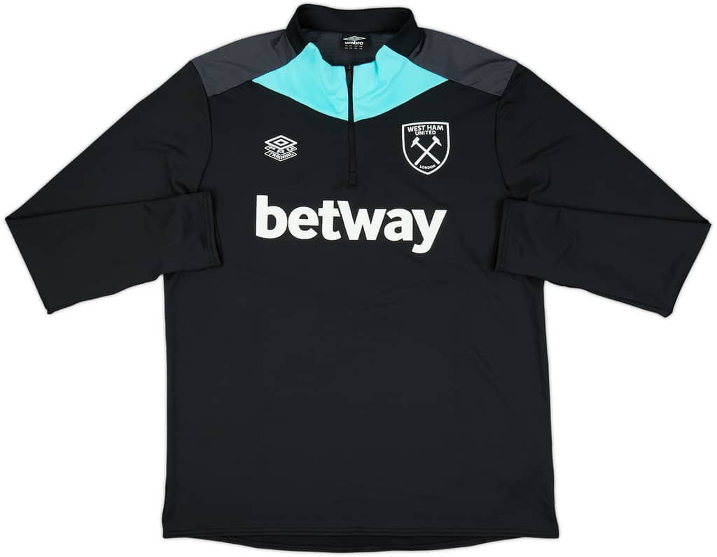 2024-25 West Ham Umbro 1/4 Zip Training Top (XXL)