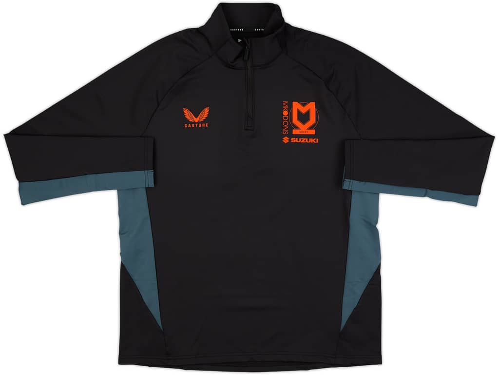 2024-25 MK Dons Castore 1/4 Zip Training Top