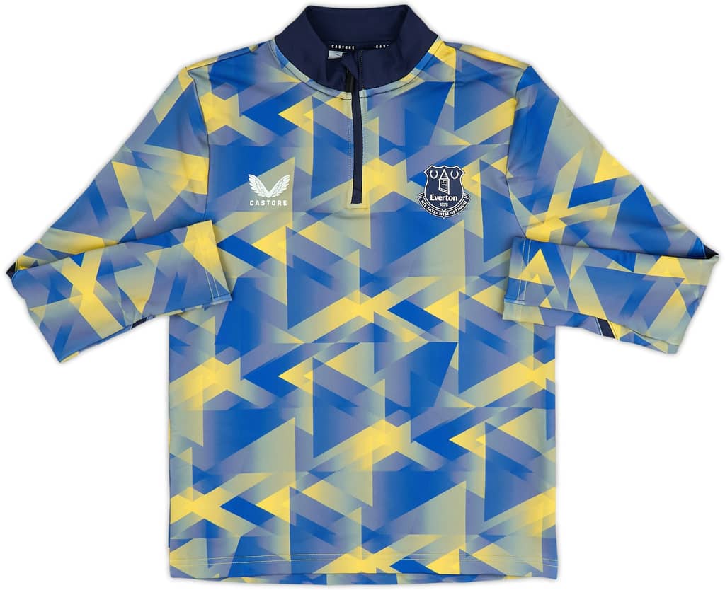 2024-25 Everton Castore Pre-Match 1/4 Zip Top (M.Kids)