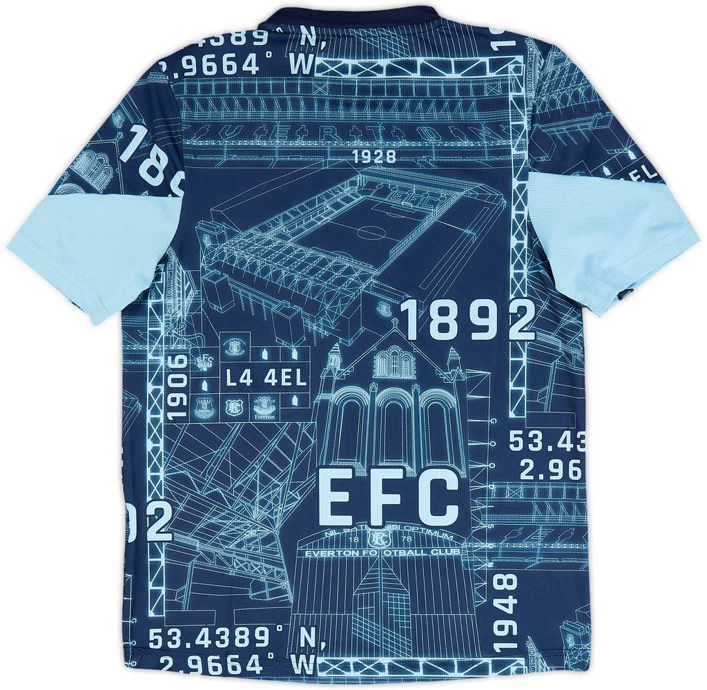 2024-25 Everton Castore Pre-Match Shirt (M.Kids)