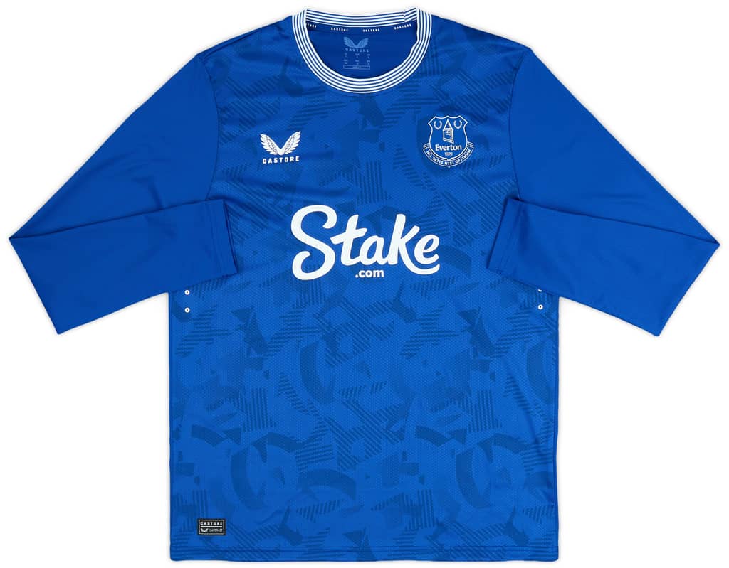2024-25 Everton Authentic Home L/S Shirt