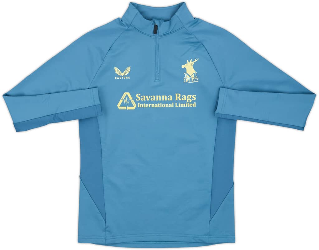 2023-24 Mansfield Town Castore 1/4 Zip Training Top (L.Kids)