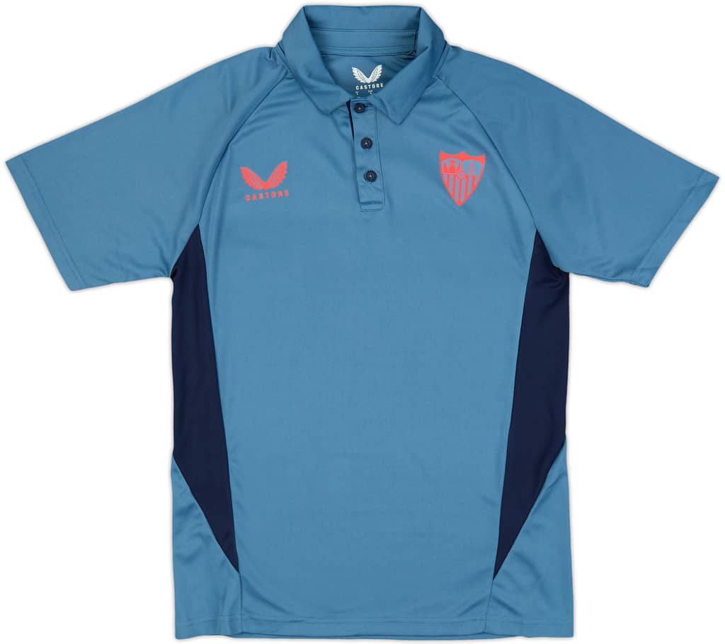 2024-25 Sevilla Castore Polo T-Shirt (S)