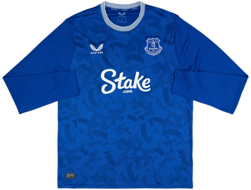 2024-25 Everton Home L/S Shirt (M)
