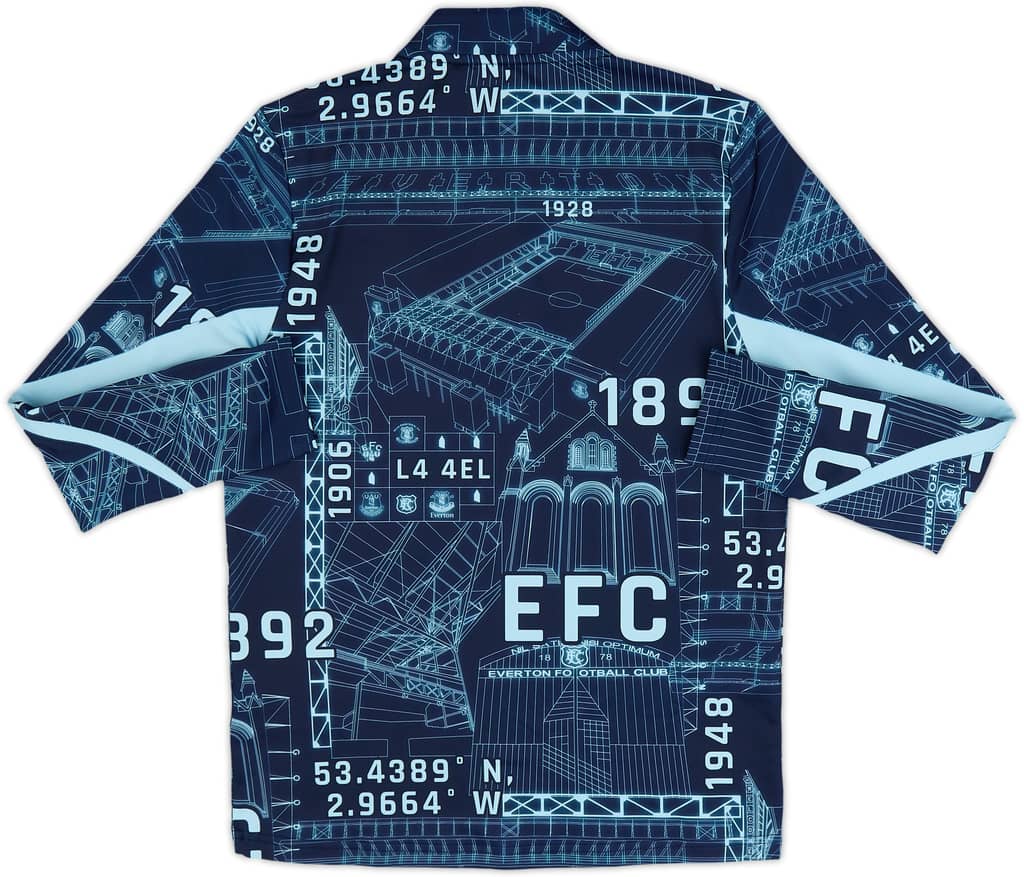 2024-25 Everton Castore Pre-Match 1/4 Zip Top (KIDS)