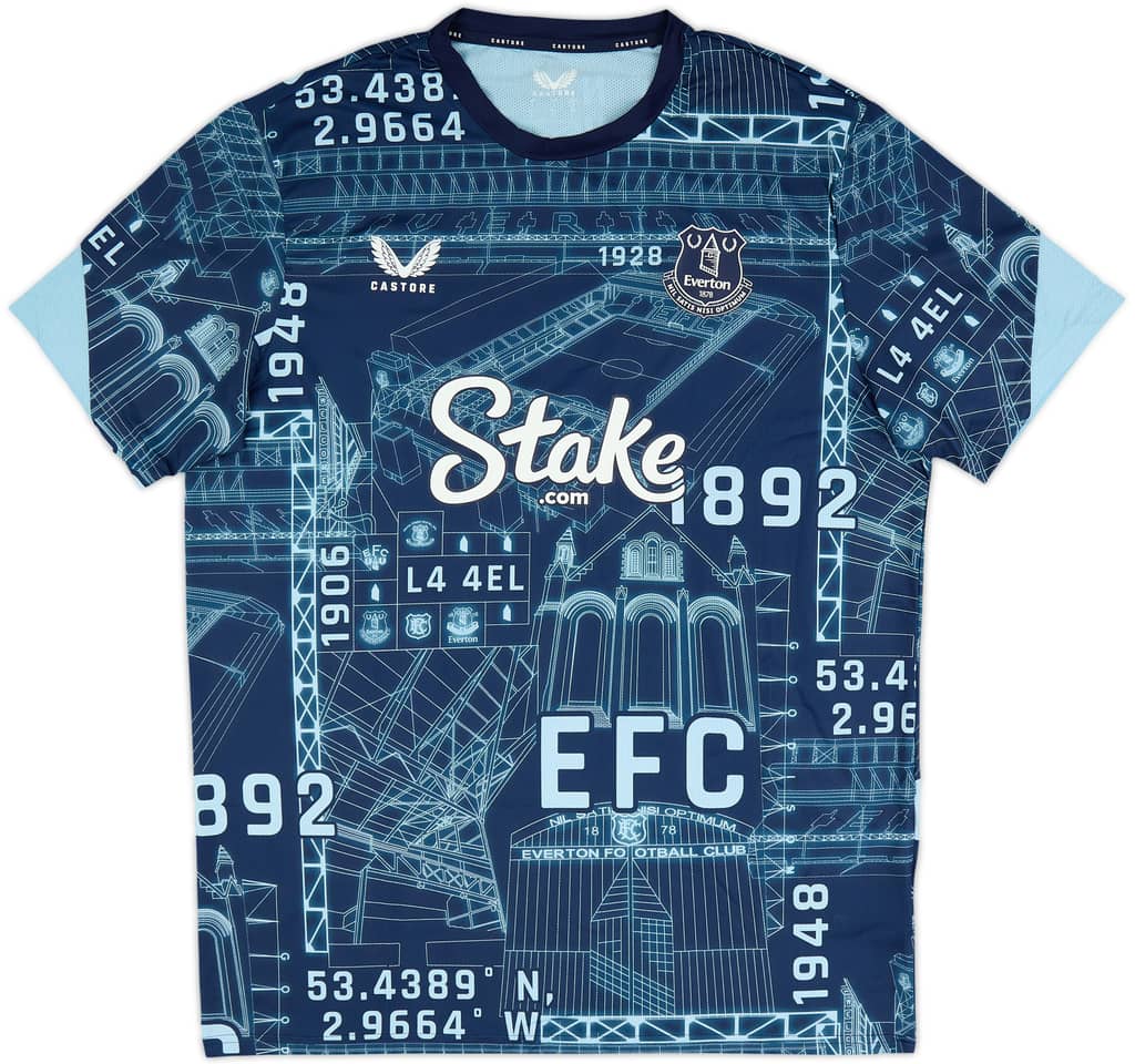 2024-25 Everton Castore Pre-Match Shirt (L)
