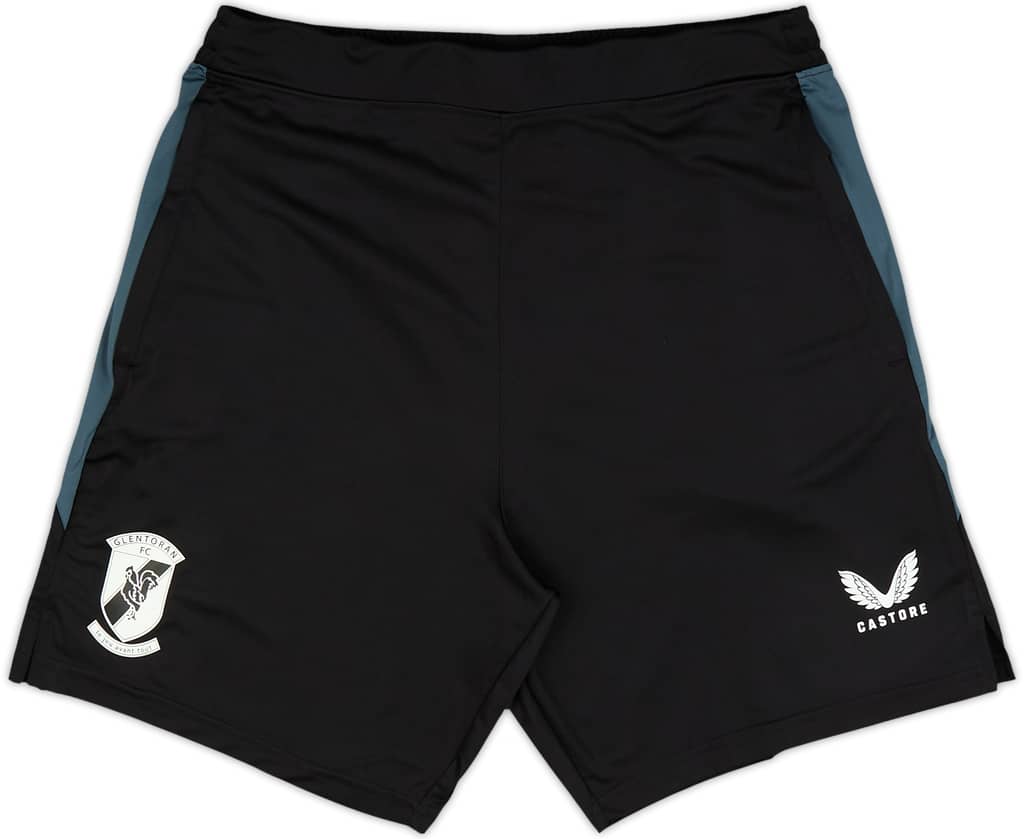 2024-25 Glentoran Castore Training Shorts (XL)