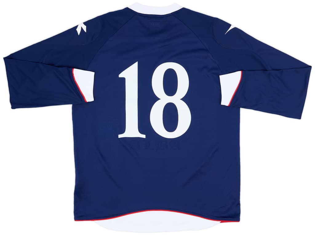 2008-09 Scotland Home L/S Shirt #18 - 9/10 - (XXL)