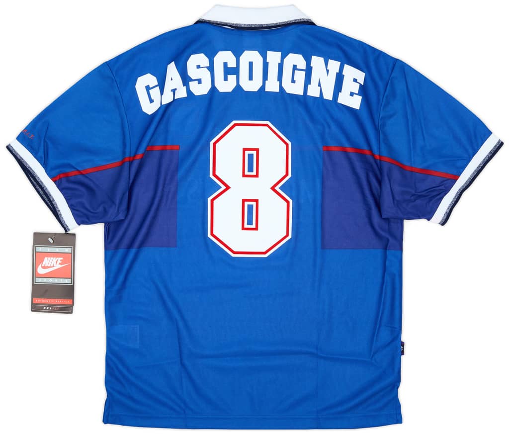 1997-99 Rangers Home Shirt Gascoigne #8 (M)