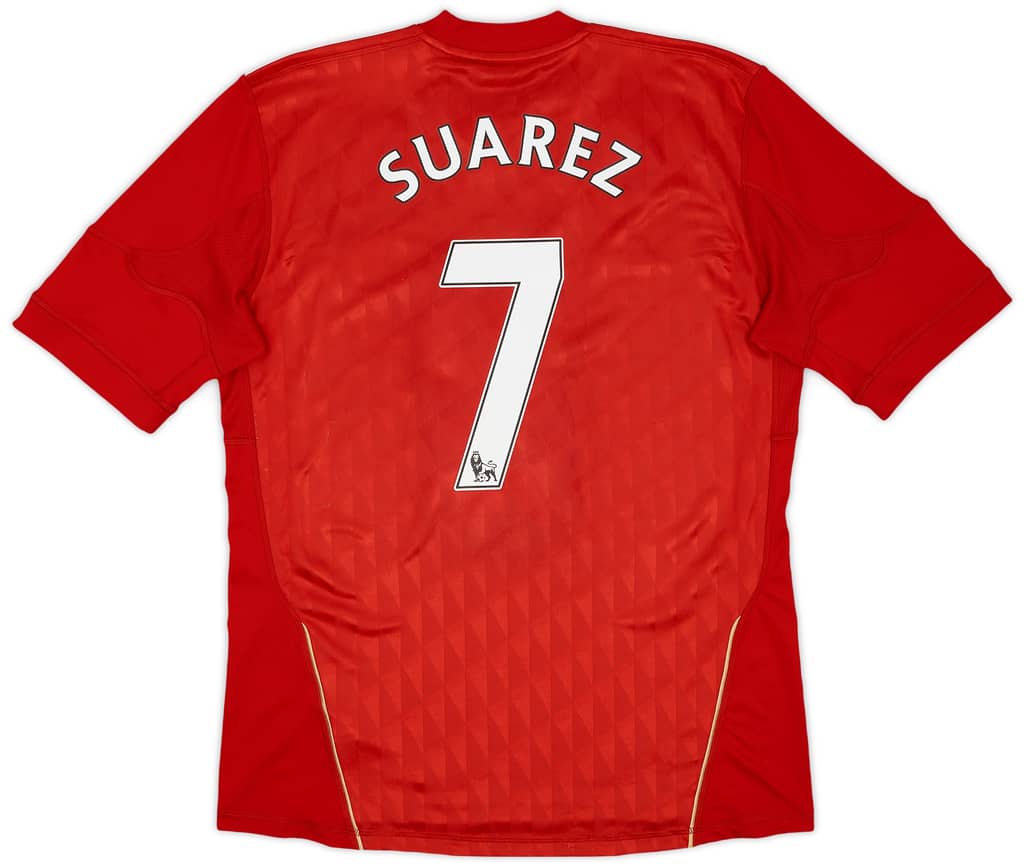 2010-12 Liverpool Home Shirt Suarez #7 - 5/10 - (L)