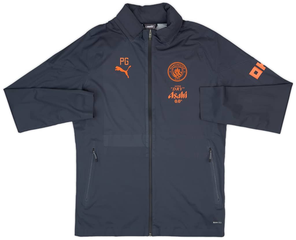 2023-24 Manchester City Staff Issue Rain Jacket #PG (Guardiola) - 9/10 - (XL)
