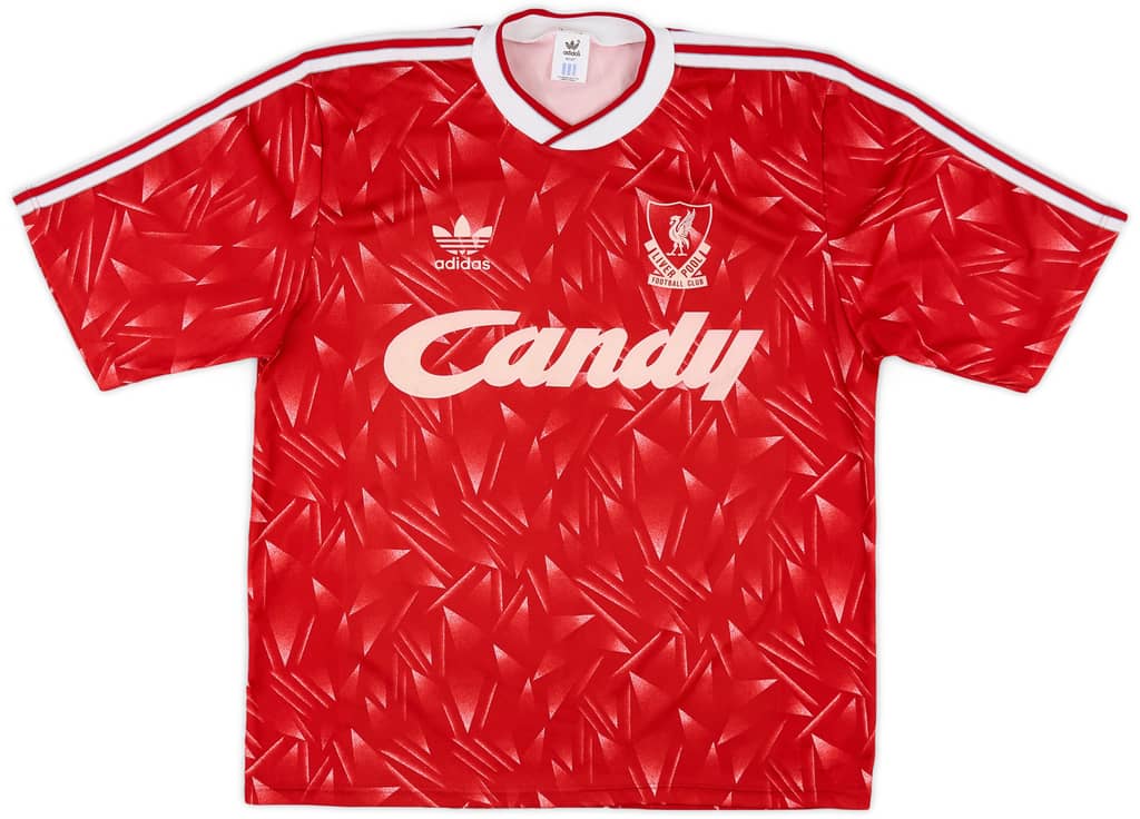 1989-91 Liverpool Home Shirt - 8/10 - (M/L)