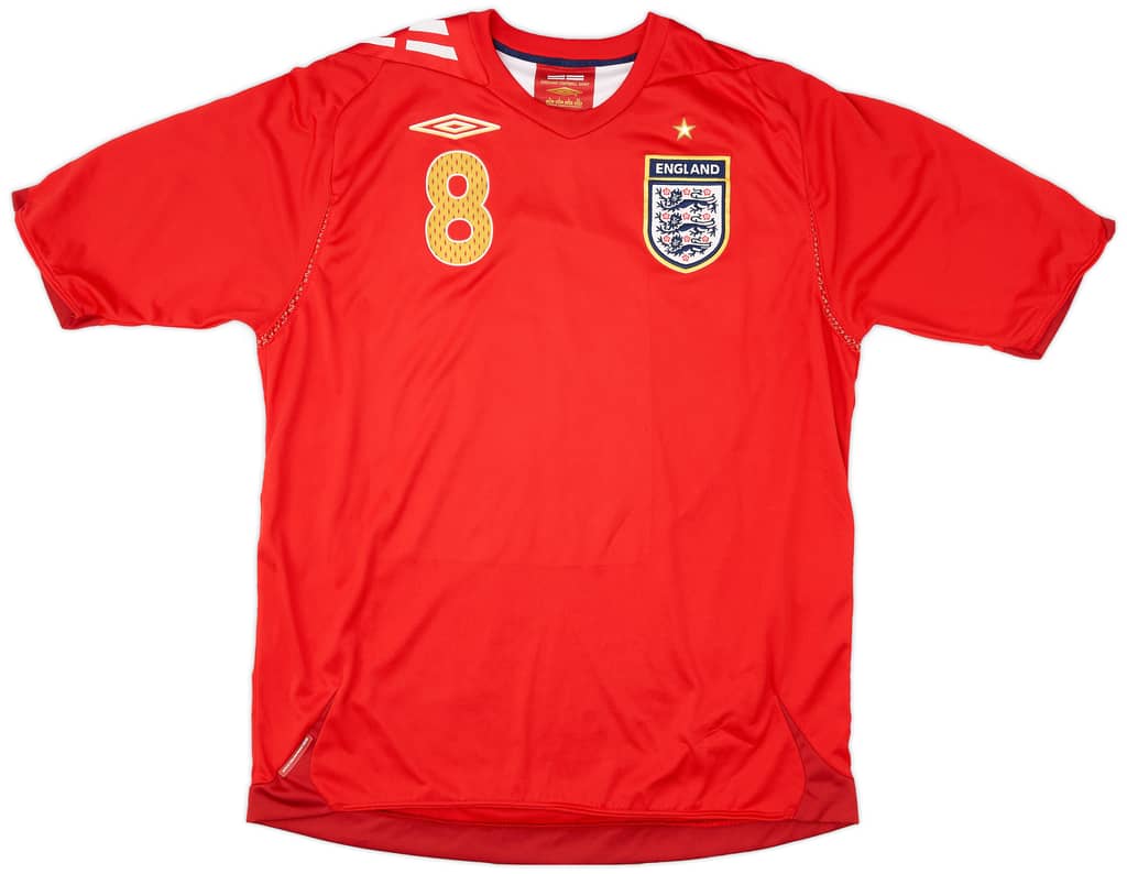 2006-08 England Away Shirt Lampard #8 - 8/10 - (L)