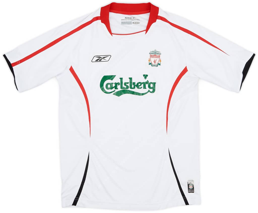 2005-06 Liverpool Away Shirt - 6/10 - (L.Boys)