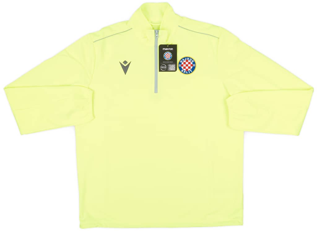 2022-23 Hajduk Split Macron 1/4 Zip Training Top (M)