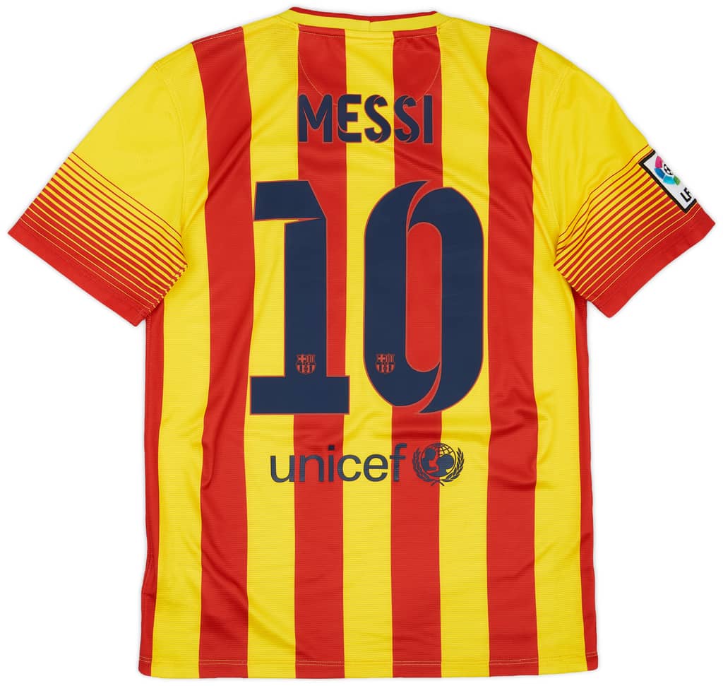 2013-15 Barcelona Away Shirt Messi #10 - 6/10 - (S)