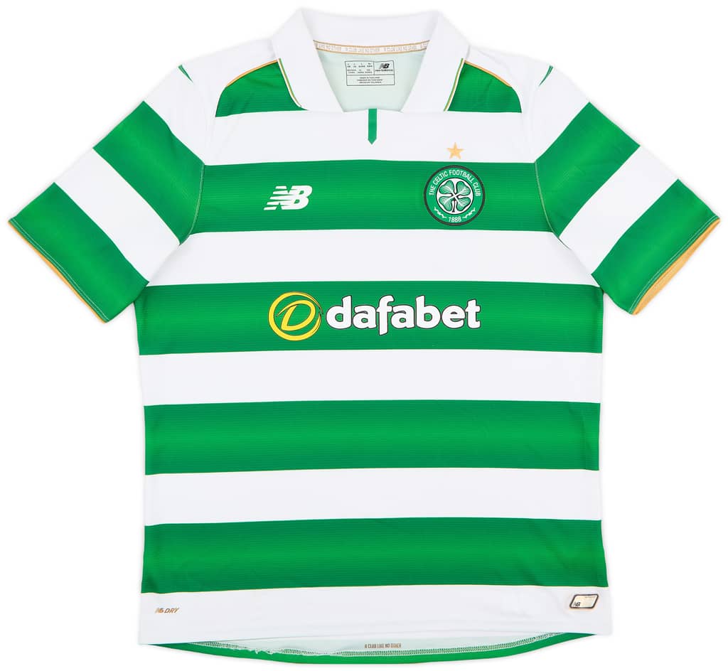 2016-17 Celtic Home Shirt - 8/10 - (L)