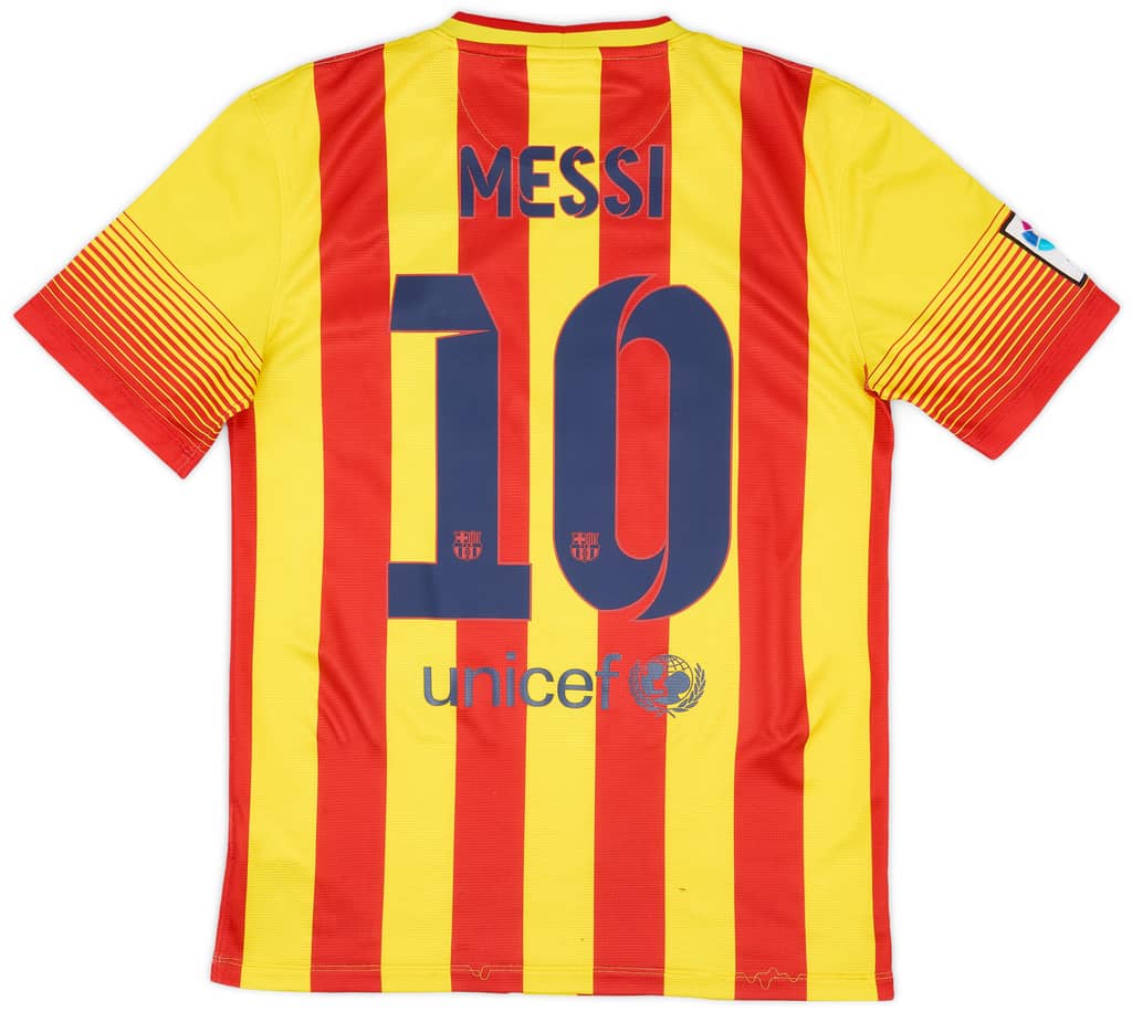 2013-15 Barcelona Away Shirt Messi #10 - 7/10 - (S)