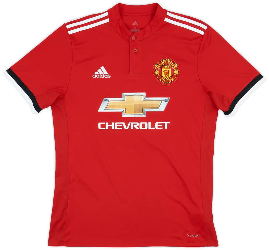 2017-18 Manchester United Home Shirt Shaw #23 - 8/10 - (M)