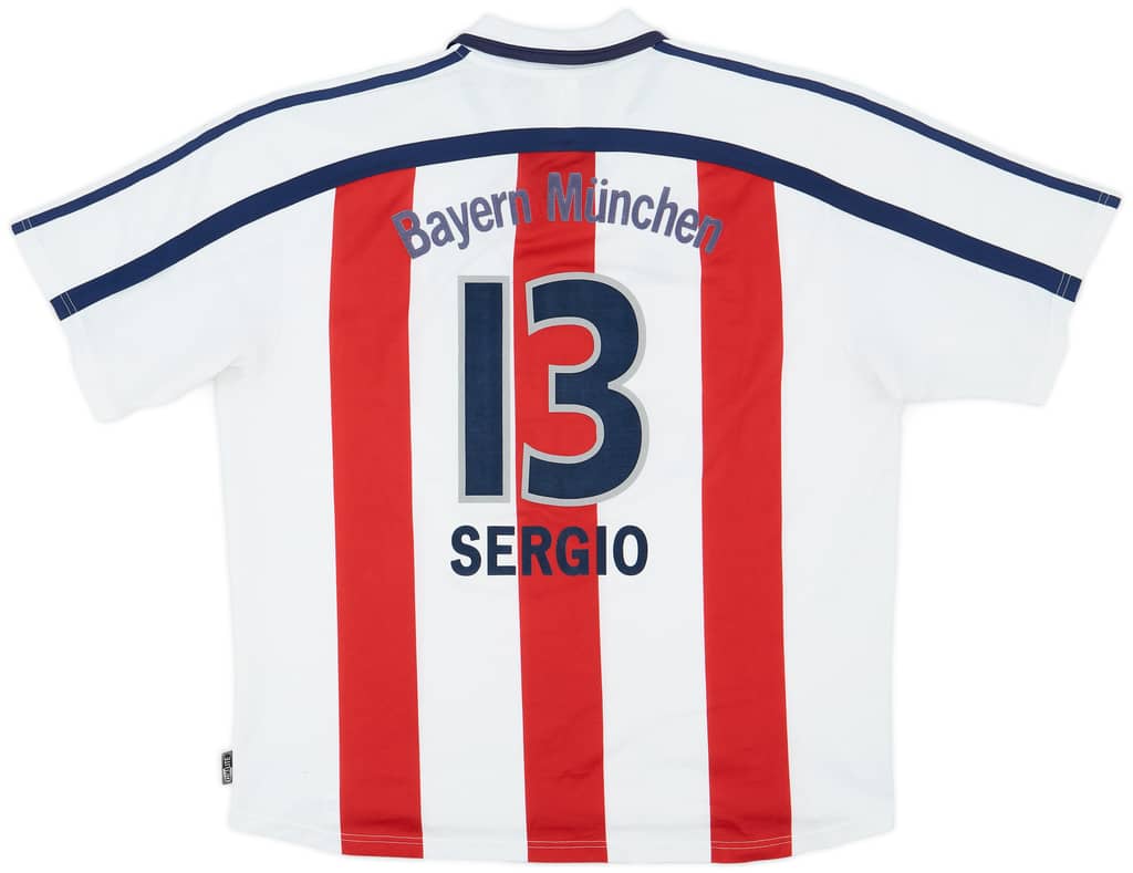 2000-01 Bayern Munich Away Shirt Sergio #13 - 7/10 - (XXL)