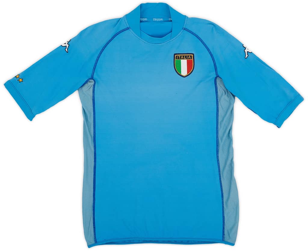 2002 Italy Home Shirt - 4/10 - (L)