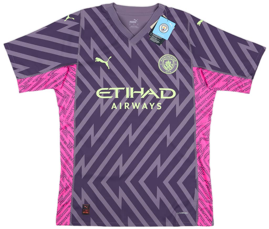 2023-24 Manchester City Player Issue GK S/S Shirt Ederson #31 (XL)
