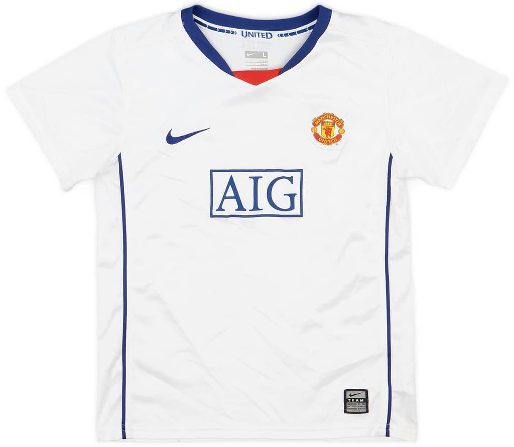 2008-10 Manchester United Away Shirt - 8/10 - (6-7 Years)