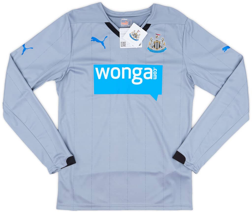 2014-15 Newcastle Player Issue Away L/S Shirt (M)