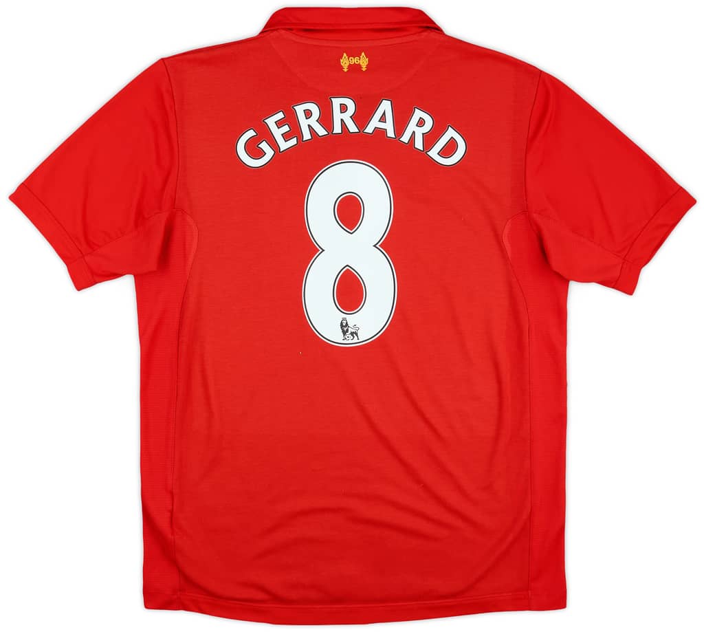 2012-13 Liverpool Home Shirt Gerrard #8 - 5/10 - (L)