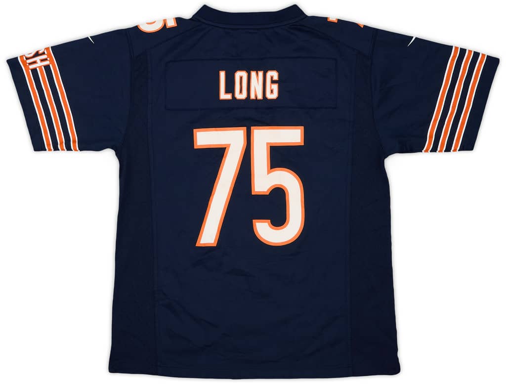 2013-16 Chicago Bears Long #75 Nike Game Home Jersey - 6/10 - (L.Boys)