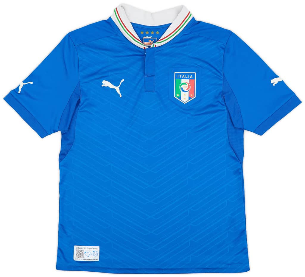 2012-13 Italy Home Shirt - 9/10 - (S)