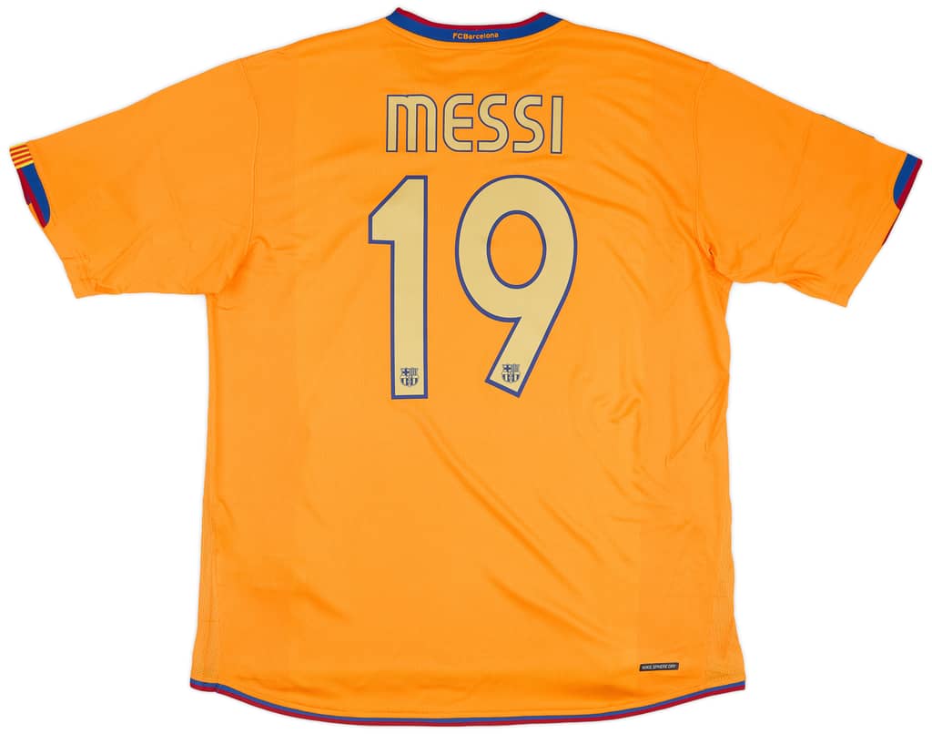 2006-08 Barcelona Away Shirt Messi #19 (XL)