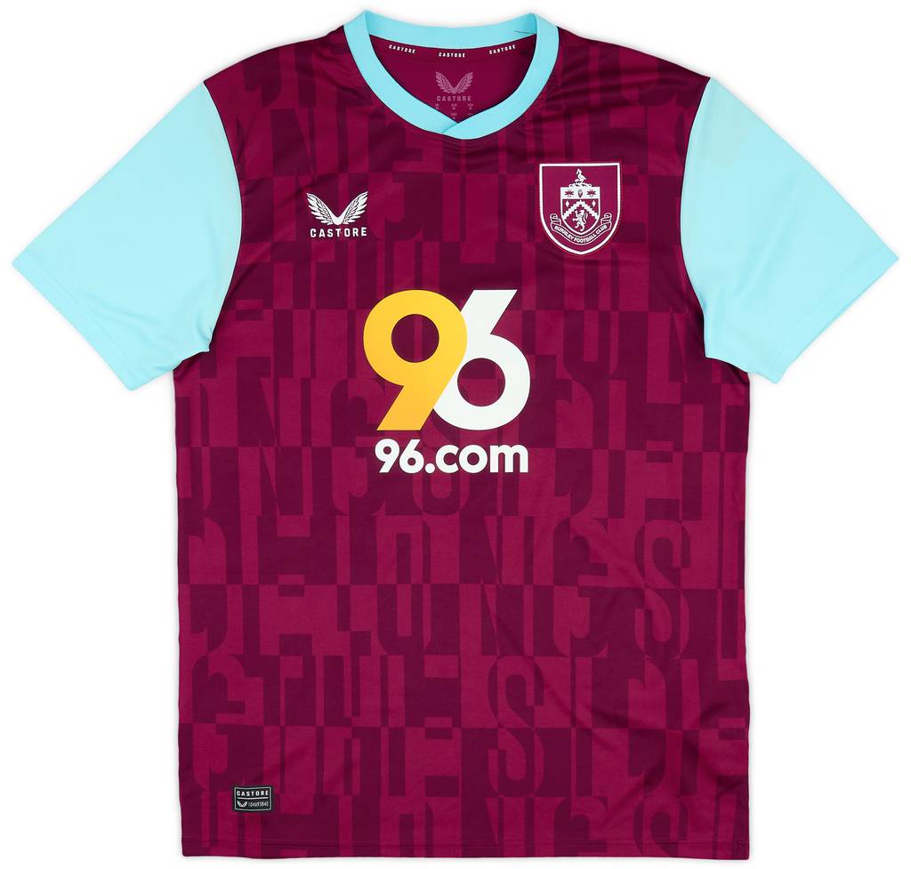 2024-25 Burnley Player Issue Home Shirt Brown #77 (M)