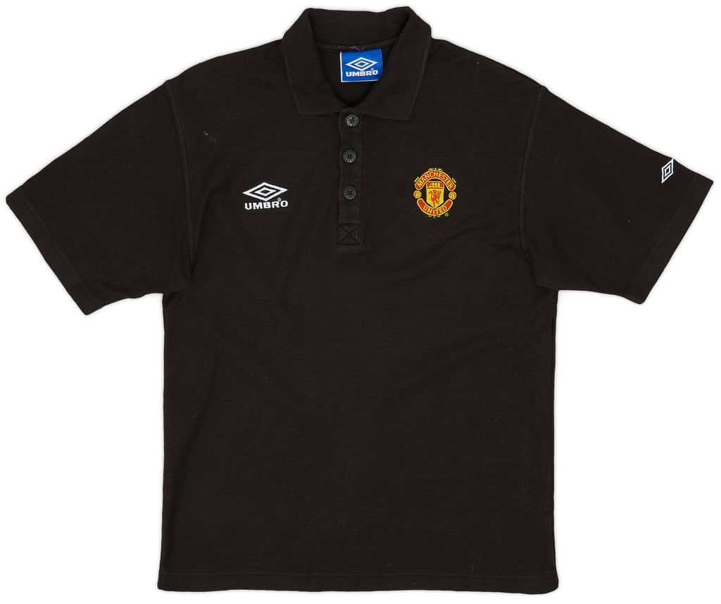 1998-99 Manchester United Umbro Polo Shirt - 9/10 - (S)